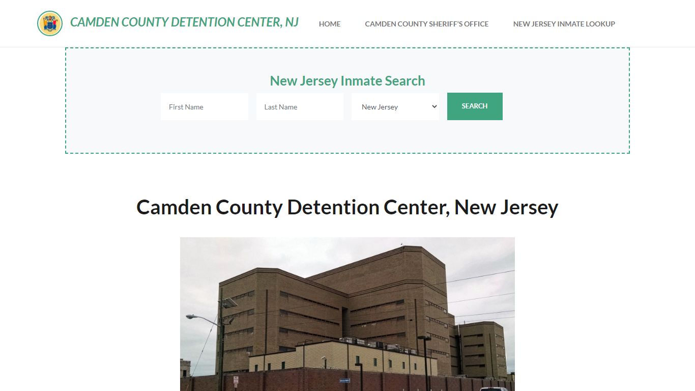 Camden County Detention Center, NJ Inmate Roster, Offender Search